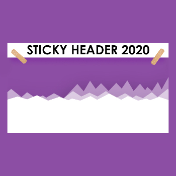 Sticky Header 2020 PRO