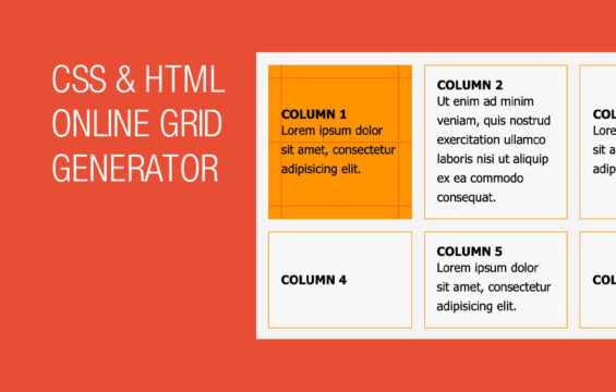 Free CSS and HTML Grid Generator – Demo and Code Snippet